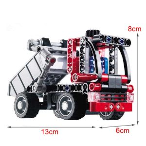 Mini camion conteneur s rie ville technique blocs de Construction jouets pour enfants 3345 1