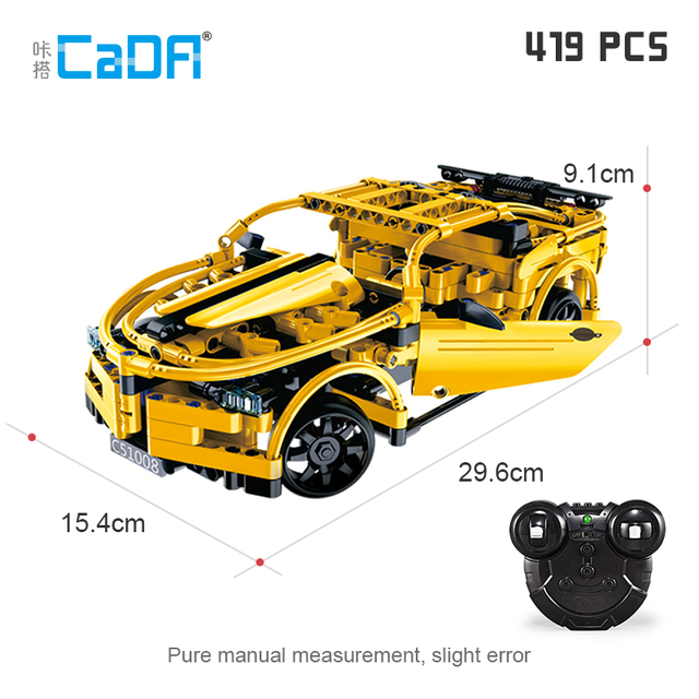 Lego Technic Voiture télécommandé HiTech Yellow Car