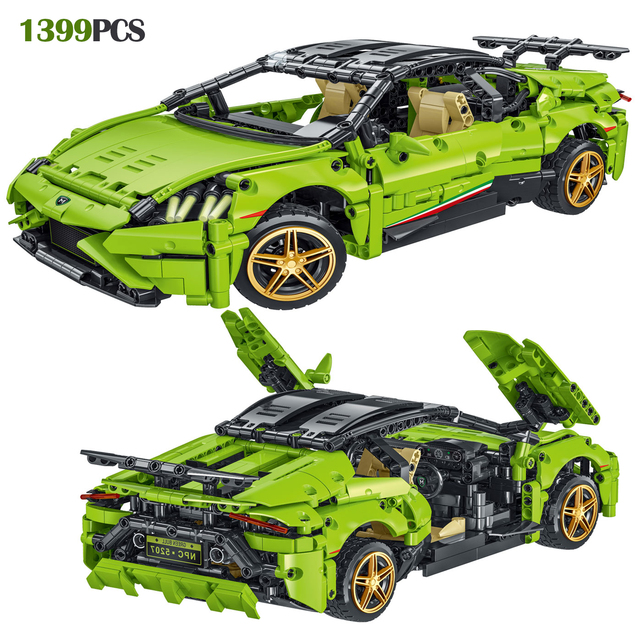 Lego Technic Lamborghini green
