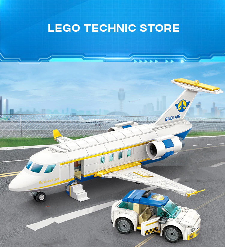 Lego Technic Avion de la ville à passagers internationaux